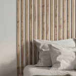 Интерьерная рейка МДФ Stella Бриона Light Пекан 16*40*2700 (уп.8шт.)