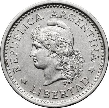 1 песо 1957-1962 Аргентина