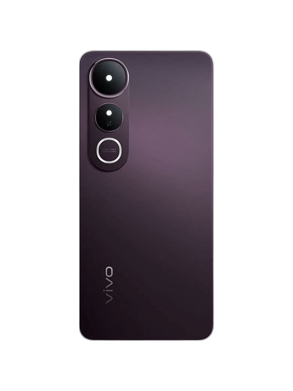 Задняя крышка для Vivo V50 Lite черная (Black) со стеклом камеры