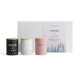 Набор из 3 ароматических свечей winter