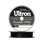 Монофильная леска для рыбалки ULTRON Feeder PRO 0,30 мм, 10,0 кг, 100 м, черная, 1 штука. Товар уцененный