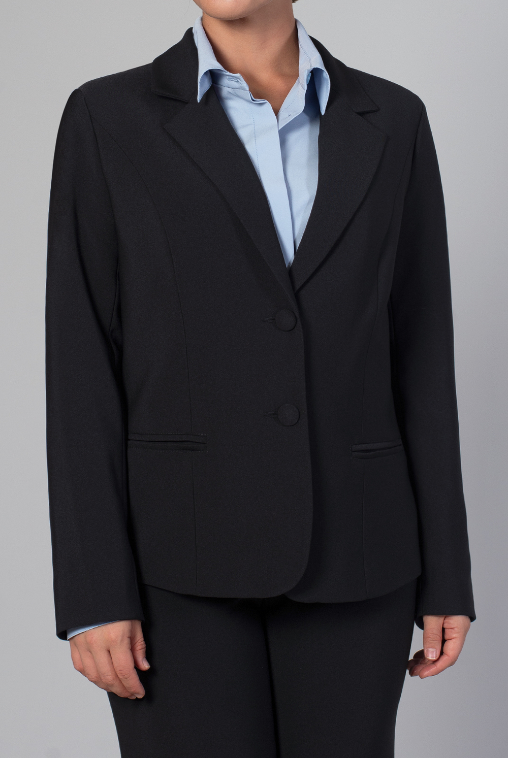 Жакет женский 3768ЗП, черный #70Ч043768ЗП