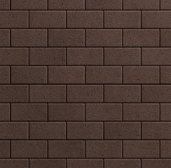 Тротуарная плитка ПРЯМОУГОЛЬНИК Б.2.П.6 200x100 мм Гранит Коричневый