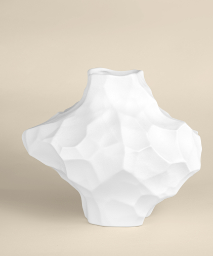 Ваза фарфоровая DUNE Белая