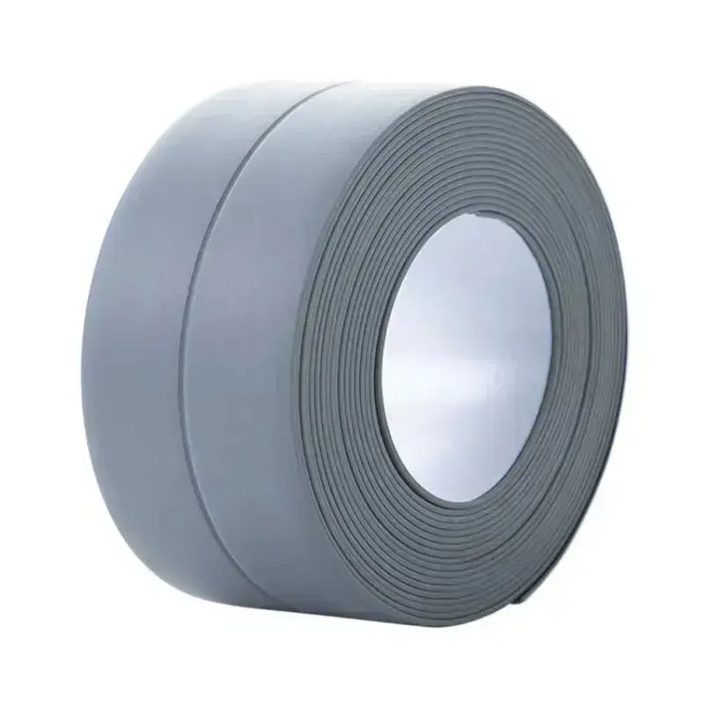 Серая бордюрная лента самоклеющаяся лента для кухни, ванной комнаты и пола,80мм*5,0м.