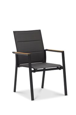 Andy, стул антрацит, алюминий/текстилен