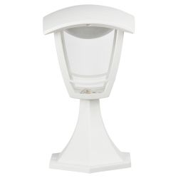 Садово-парковый светильник ЭРА «Валенсия» ДТУ 07-8-001 белый 4-гранный напольный IP44 светодиодный 8Вт 3000K | Садово-парковые светильники