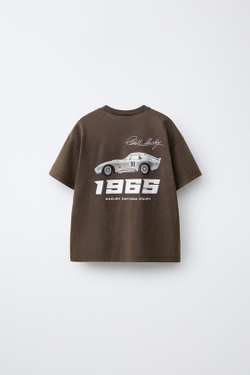 ZARA ФУТБОЛКА SHELBY®, ЦВЕТ РЖАВЧИНЫ