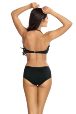 Раздельный купальник с оборками на лифе (Размер: 80/40) (Цвет: черный)