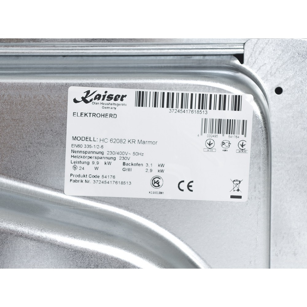 Плита стеклокерамика Kaiser HC 62082 KR Marmor