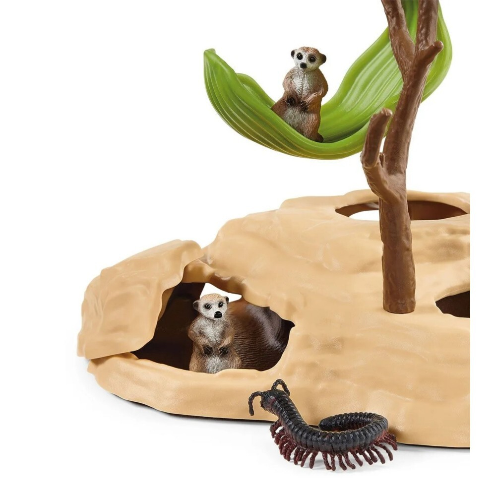 Schleich Дикая жизнь - Встреча с сурикатами 42595 / артикул   42595  / GTIN 4059433573434
