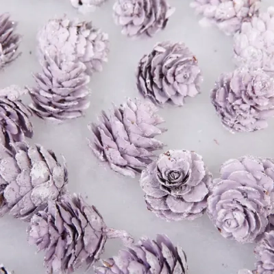 Композиция для декора «Лесное удовольствие» 11*11*14 см (130 гр), лаванда