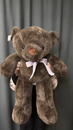 Медведь темно - коричневого цвета