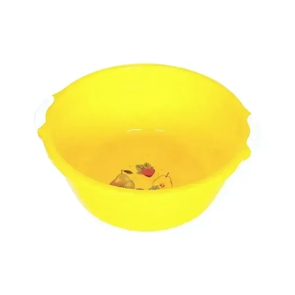 Таз с ручками Люкс 8л (Лимонный)