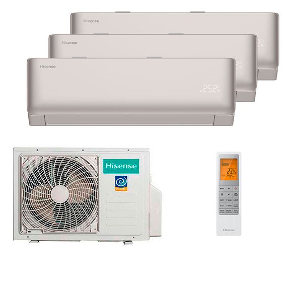 Мультисплит система на 3 комнаты Hisense AMS-09UW4RYCHD00(C) x 3 / AMW3-18U4RJC