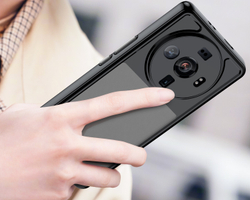 Усиленный двухкомпонентный чехол с черными рамками для Xiaomi Mi 12S Ultra, мягкий отклик кнопок