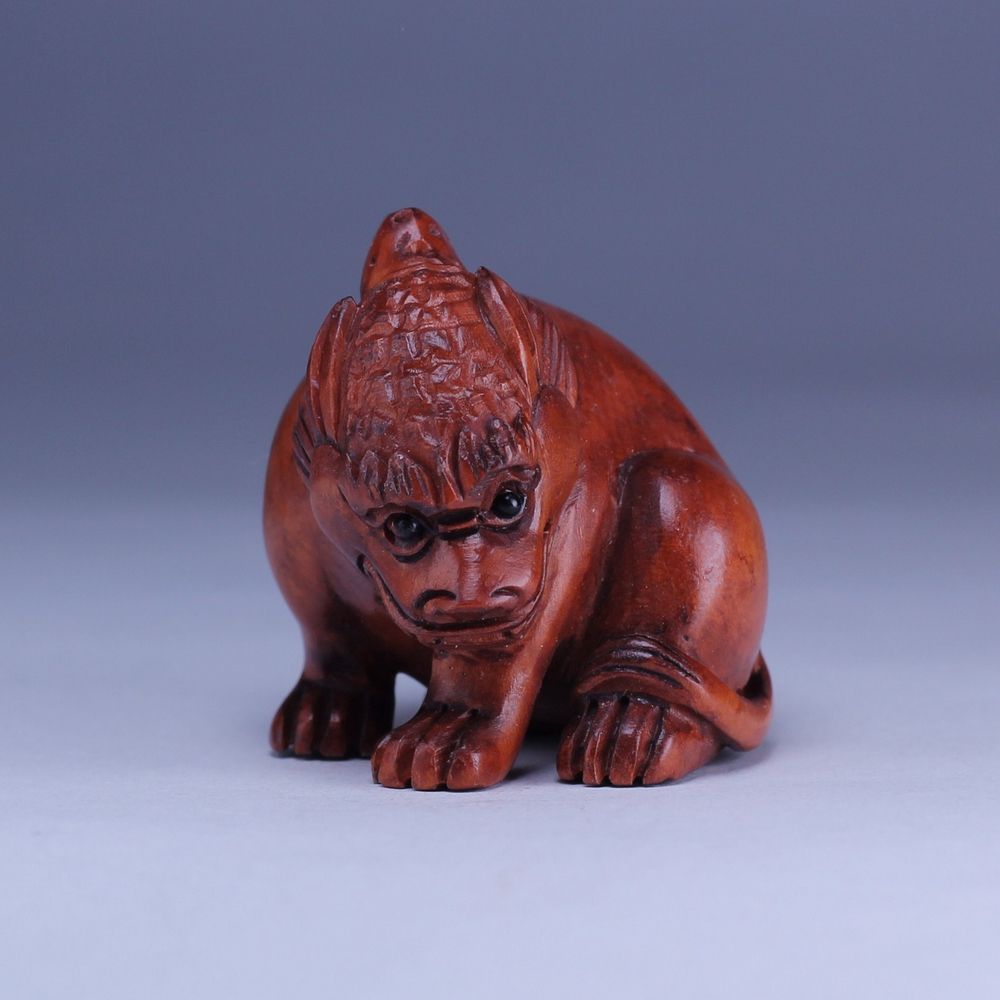 Нэцкэ Дракон круглый