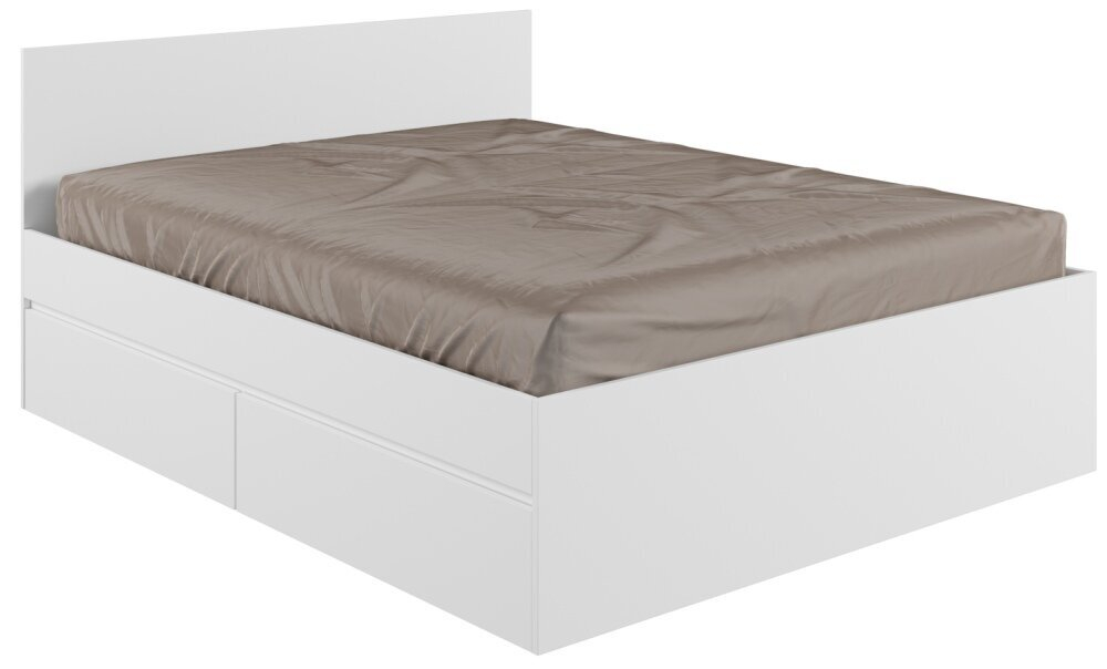 Кровать двуспальная Мадина, спальное место 140х200, материал ЛДСП