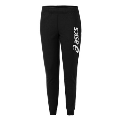 Женские теннисные брюки ASICS Big Logo Training Pants Women - Black, White
