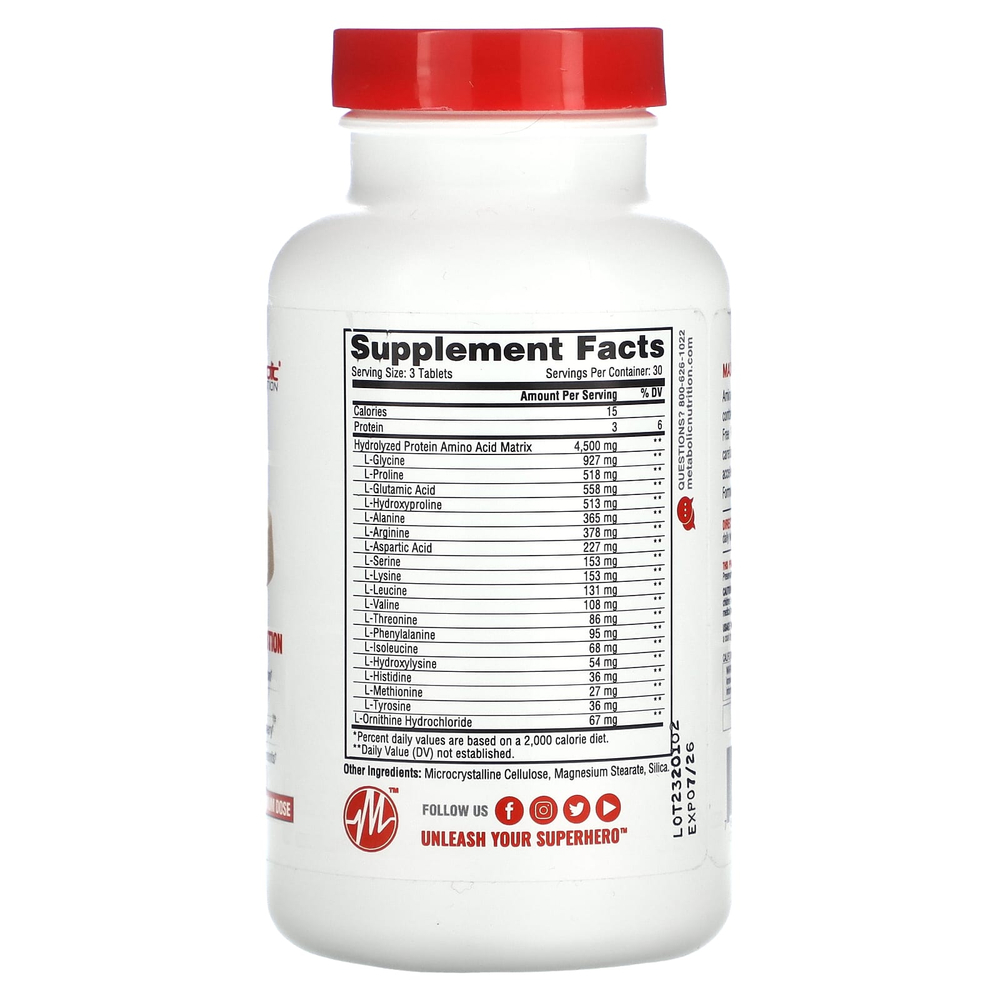 Metabolic Nutrition, Amino 4500, 90 таблеток