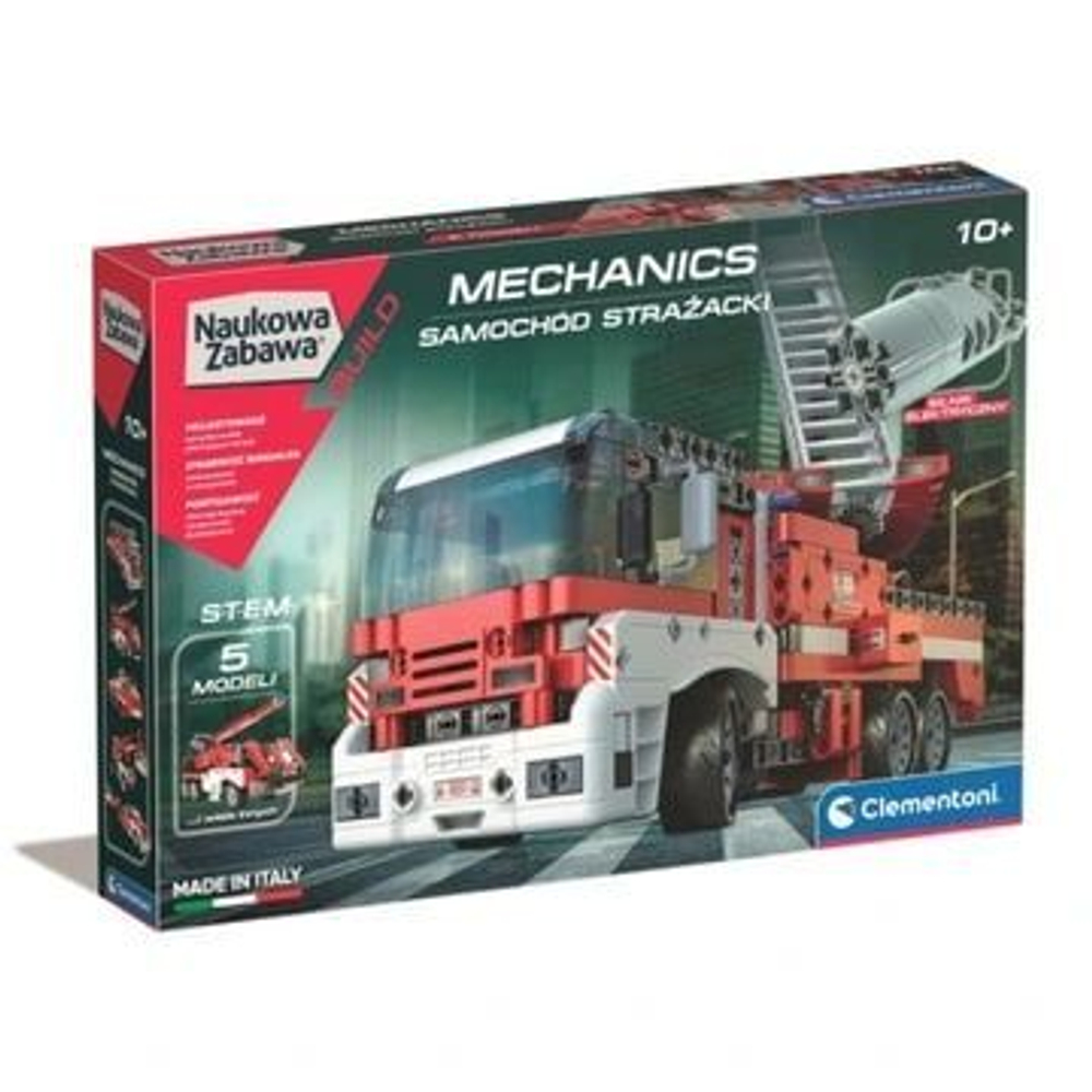 Clementoni Mechanics Construction Kit 50728 научная забавная пожарная машина  купить в Москве | Доставка по России.