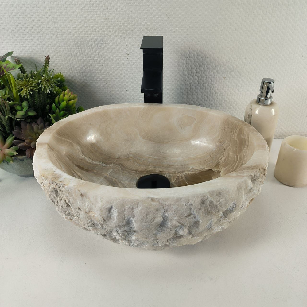 Раковина из оникса Erozy White EO-64239 42*33*15 0212