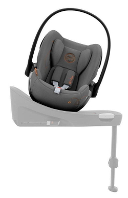 Коляска Cybex Balios S Lux BLK complete Cloud G Lava Grey 3 в 1 Moon Black с дождевиками
