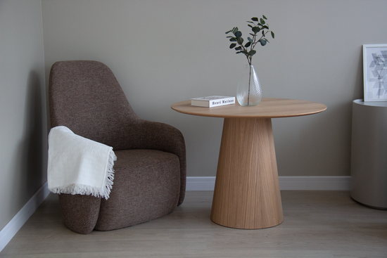 Стол обеденный Lagom D 100 см (натуральный дуб)