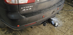 Фаркоп под квадрат для SsangYong Kyron / Rexton, с 2005 г., Бизон.FA 0530-E