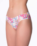Трусы-бразилиана Pastel Dream с цветочным принтом (Размер: S) (Цвет: разноцветный)