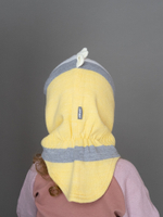 Шлем весенний/осенний вязаный (Лимонный мусс) ОРЕО