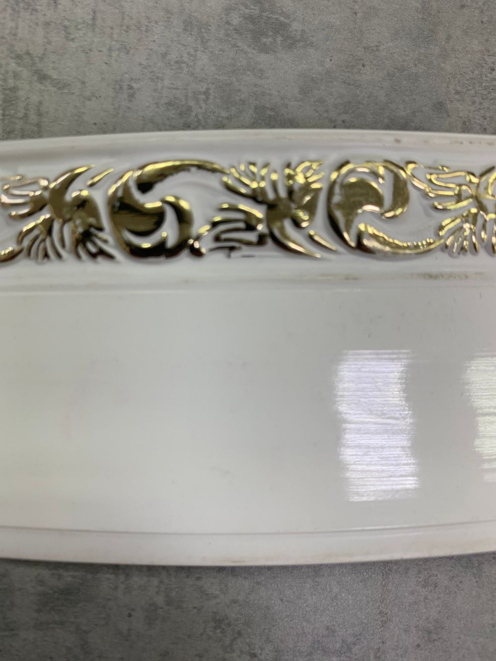 Белый "Ажур" (5см) декоративная планка (бленда)