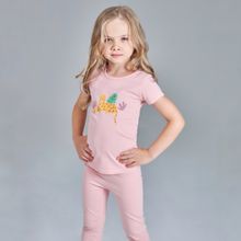 Розовая пижама для девочки &quot;Леопард&quot; KOGANKIDS