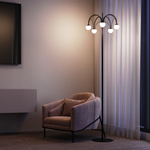 Торшер светодиодный Eurosvet Ragno 90194 черный