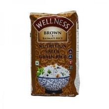 Рис WellNess Basmati Brown коричневый 1 кг, 2 шт