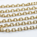 Цепочка, цвет золото, размер звена 6*4 мм, цена за 50 см