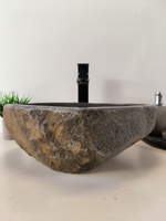 Раковина из речного камня RS-65972 45х34х15 из натурального камня