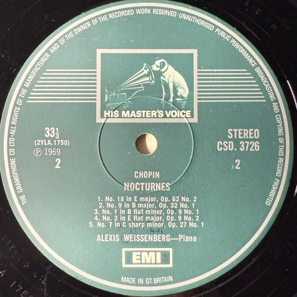 Шопен - Ноктюрны 2LP (Англия 1970г.)