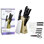 Набор ножей 7 предметов, деревянная подставка