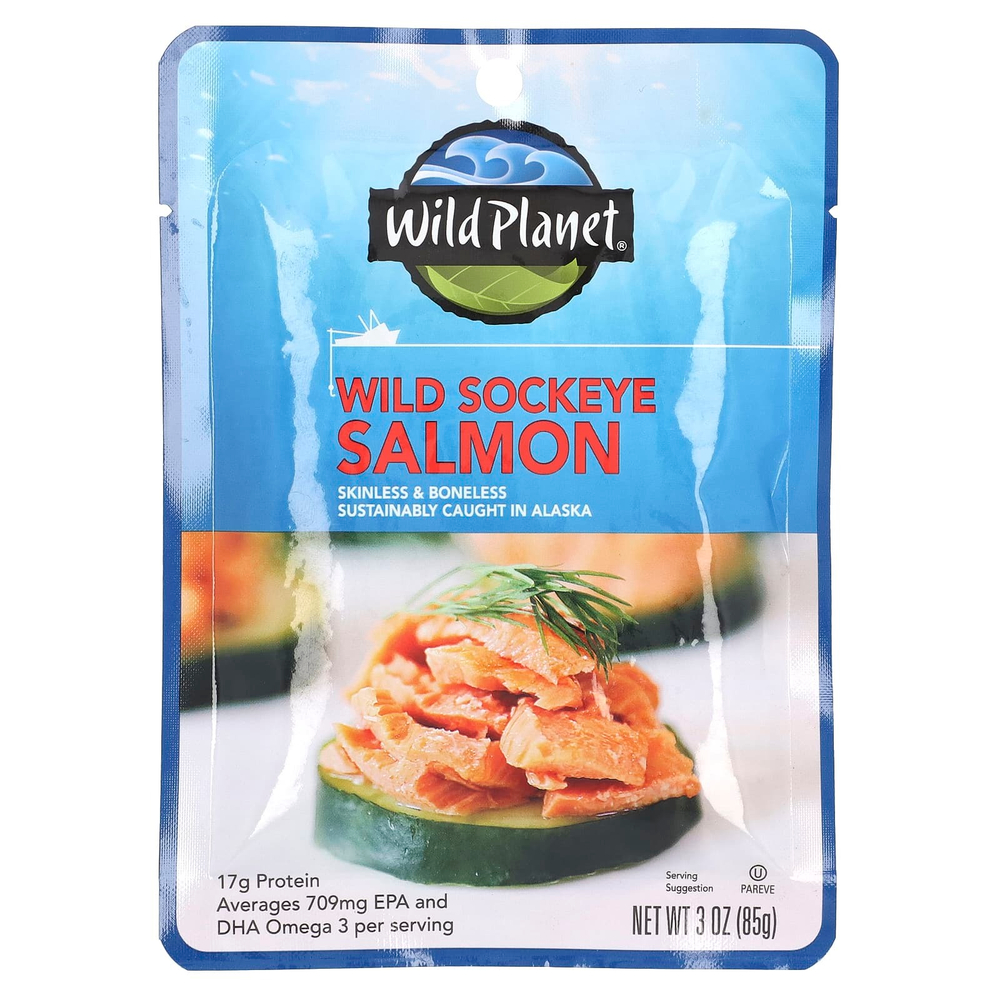 Wild Planet, дикая нерка, 85 г (3 унции)
