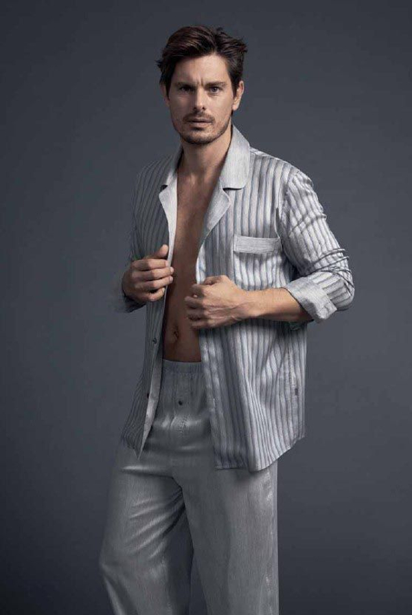 Рубашка пижамная Zimmerli Grey Melange 4691