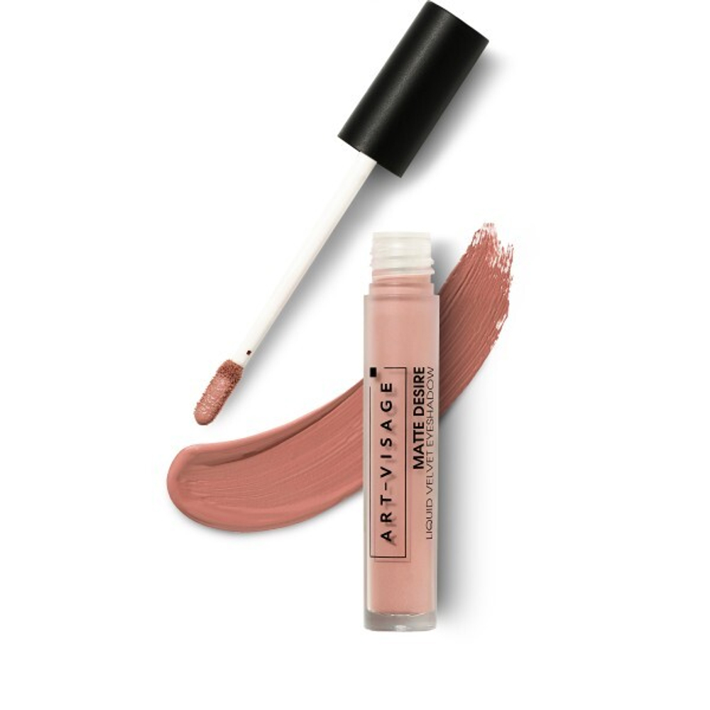Art-Visage Тени для век Matte Desire, жидкие, матовые, тон №04, Папайя, 4,3 мл
