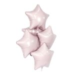 Шар (19''/48 см) Звезда, Пыльная роза, 1 шт.