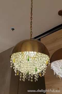 cristal chandelier Ozero 60 by Manooi ( brass ) replica