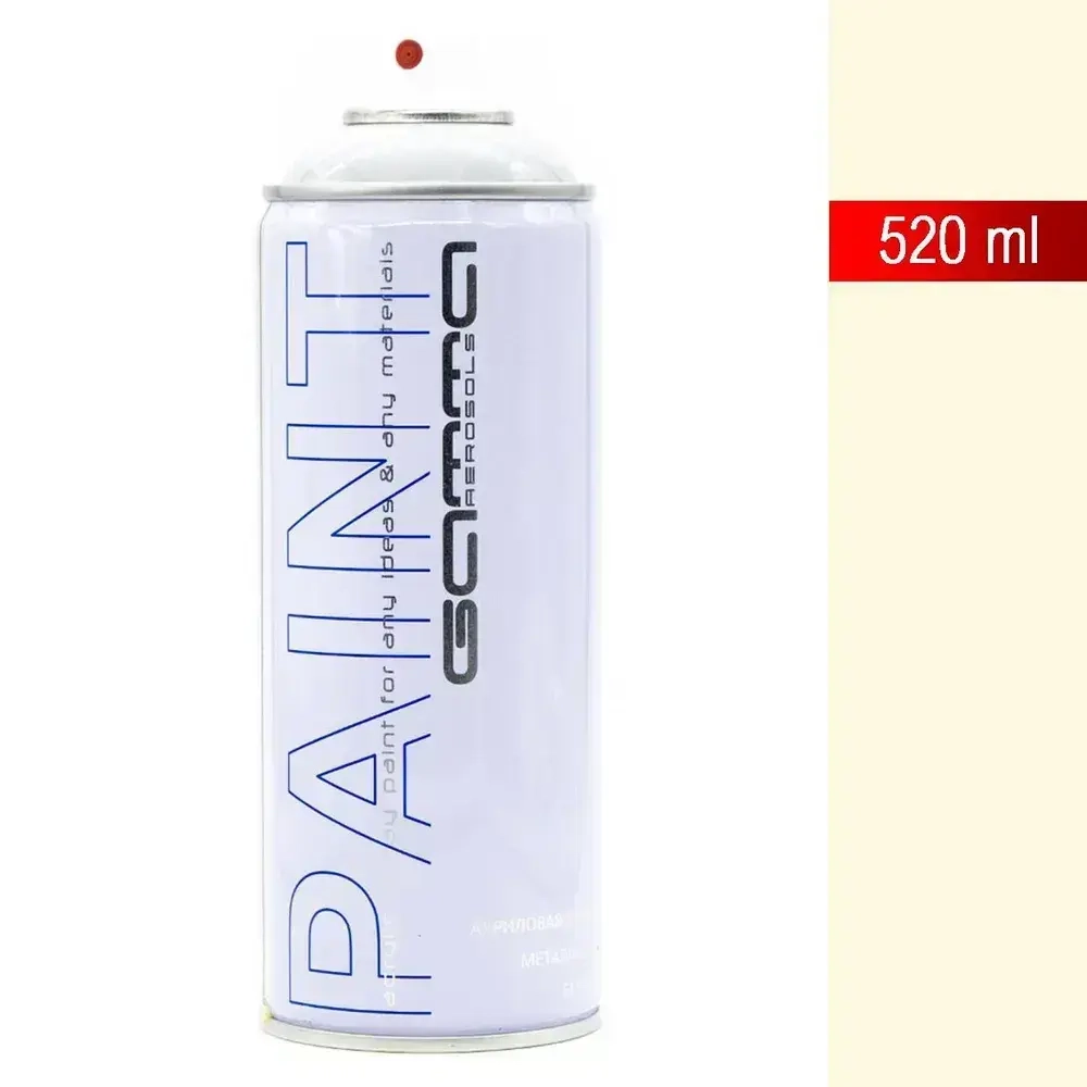 RAL 1013 Жемчужно-белый акриловая краска аэрозольный баллончик 520 мл Gamma Paint