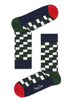 Подарочный набор носочков унисекс 4-Pack Classic Navy Socks Gift Set (Размер: 25) (Цвет: разноцветный)