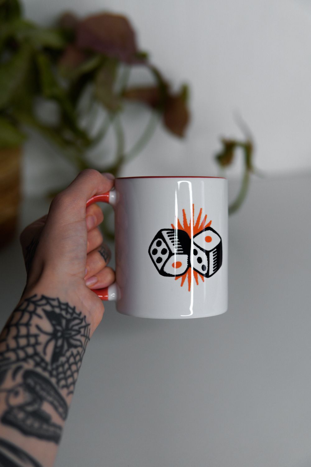 Купить Кружка Old Lizard Сup Bones Бело-Красная Кружка Old Lizard Сup Bones Бело-Красная