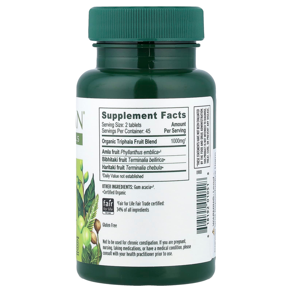 Banyan Botanicals, трифала, 90 таблеток