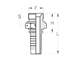 Фитинг DN 05 BSP (Г) 1/4