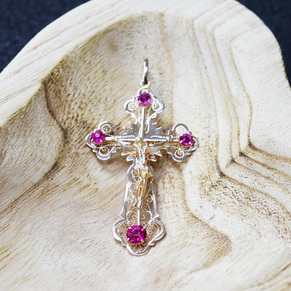 Крест филигранный